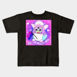 Bi pride furby Kids T-Shirt